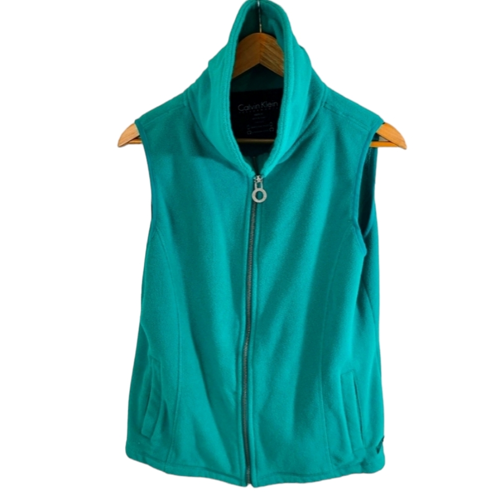 Calvin Klein Performance Fleece Zip-Up Vest